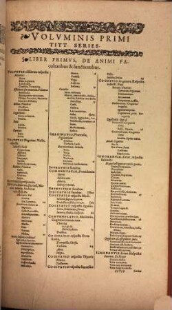 Theatrvm Hvmanæ Vitæ Theodori Zuingeri Bas. Tertiatione : Nouem Volvminibvs locupletatum, interpolatum, renouatum. Cum tergemino Elencho, Methodi scilicet, Titulorum & Exemplorum, [30]. In Theatrvm Vitae Hvmanae Quatuor locupletiss. Indices