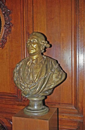 Speisezimmer: Büste von Heinrich Carl Schimmelmann