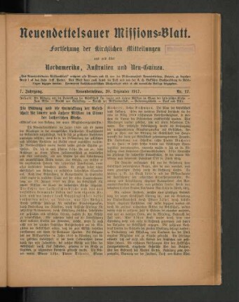 20. Dezember 1917. Nr. 12.
