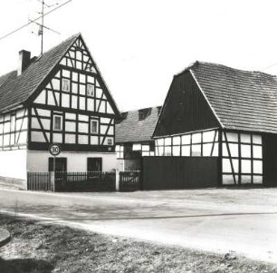 Steinbach-Beucha. Vierseithof, Nr. 6. 1795. Straßenansicht