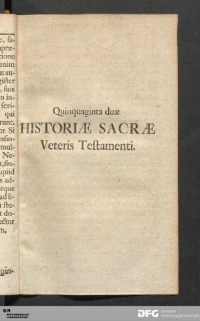 Quinquaginta duae Historiae Sacrae Veteris Testamenti.