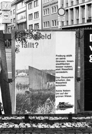 Freiburg im Breisgau: Wahlplakate für die Kommunalwahl