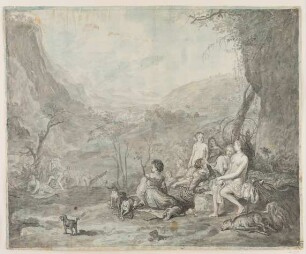Hügellandschaft mit Diana und Callisto