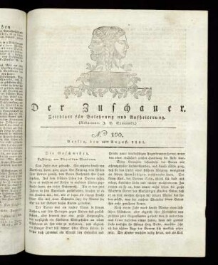 No. 100 - 21. August 1821