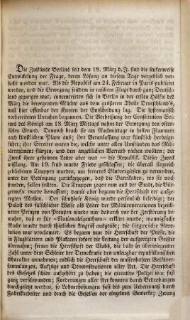 Die Zustände Berlins seit dem 18ten März 1848