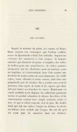 III. Les cloches