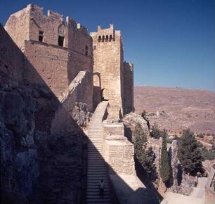 Lindos (Rhodos). Johanniter-Kastron, Das Johanniter-Kastron des 15. Jh. auf dem Ostkap. E70