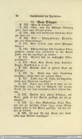 VI. Vom Dünger