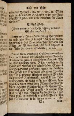 181-191, Einige Frag; Andere Frag