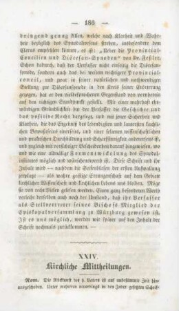 186-192 Kirchliche Mittheilungen
