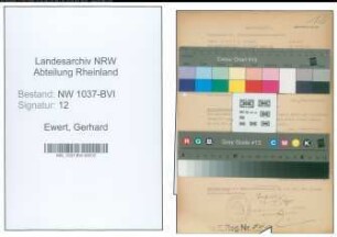Entnazifizierung Gerhard Ewert , geb. 00.00.0000 (Lehrer)