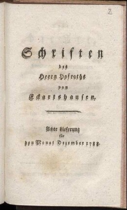 Ueber die Art, wie man zum Tod verurtheilte Uebelthäter, vorzüglich aber verstockte Bösewichter in ihren letzten Stunden behandeln soll, aus physiologischen Grundsätzen