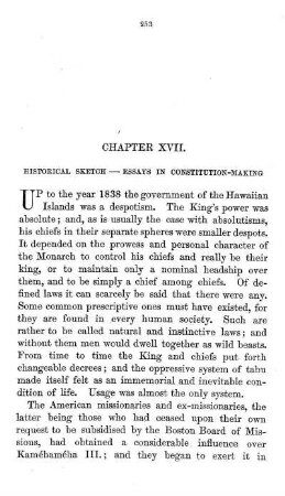 HISTORICAL SKETCH - ESSAYS IN CONSTITUTION-MAKING .