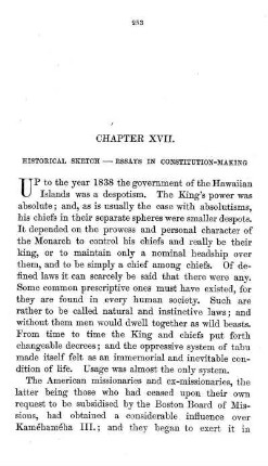 HISTORICAL SKETCH - ESSAYS IN CONSTITUTION-MAKING .