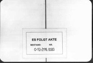 Belege zum Budget von 1816