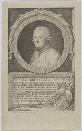 Bildnis des Heinrich Adrian von Borcke