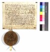 König Friedrich und Herzog Leopold bekennen, ihrem lieben Oheim Graf Eberhard von Württemberg 380 Mark Silber Konstanzer Gewichts schuldig zu sein, und zwar 72 Mark für ein Roß und den Rest für Korn, versprechen, ihm diese Summe bis zu den nächsten Ostern (11. April 1316) auszubezahlen.