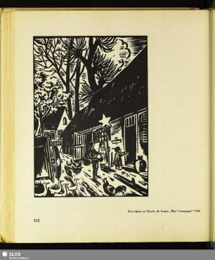 Holzschnitt zu Charles de Coster "Thyl Ulenspiegel"