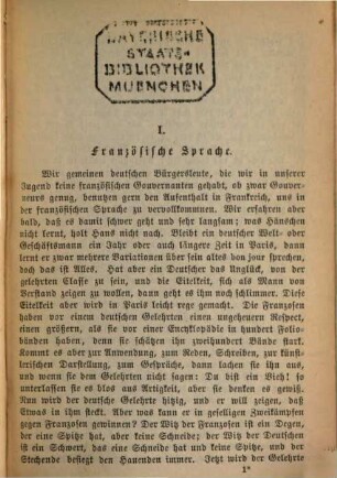 Gesammelte Schriften, 3. Schilderungen aus Paris (1822 und 1823)