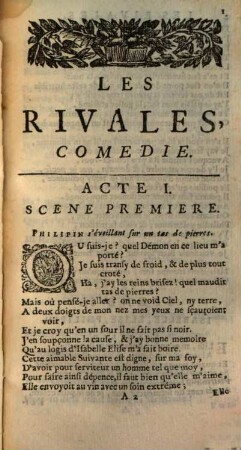 Le Theatre De Mr. Quinault. 2[,3], Les Rivales : Comedie