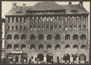 Ansichtskarte Gesellschaft für Markt- und Kühlhallen, Trebbiner Straße 9 [1/2]