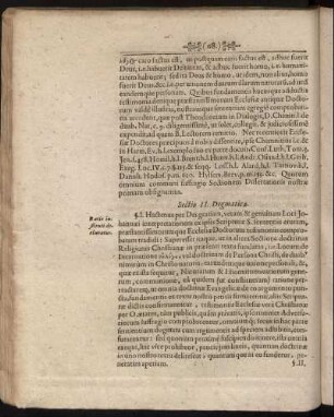 Sectio II. Dogmatica.