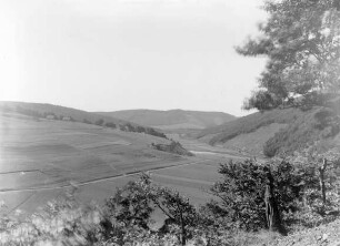 Bau der Edertalsperre