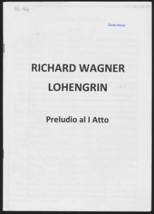 Lohengrin : Vorspiel
