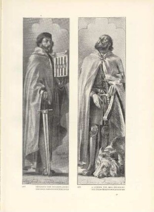 Deutsch-Ordens-Hochmeister. 1855. Siegfried von Feuchtwangen ; Ludger von Braunschweig