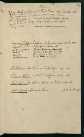 Sommersemester 1833