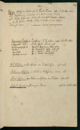 Sommersemester 1833