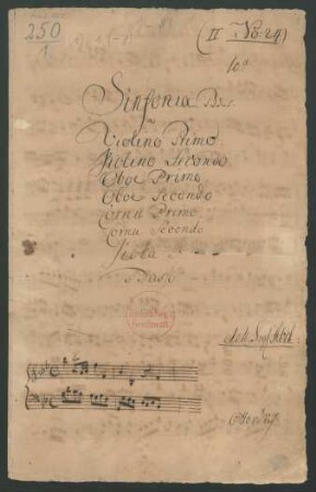 Sinfonien; orch, bc; B-Dur; K 8