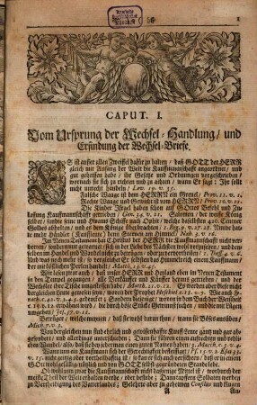 Einleitung zum ... Verstand der Wechsel-Handlung