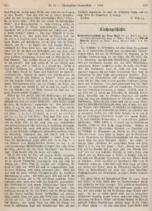 856-860 Kirchengeschichte