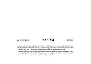 Kartenprobe Bardai 1:25 000