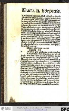 [A]d sciendum quantum debet durare contritio notandum est hic quod secundum quid supra dictum est in capitulo ii in contritione est duplex dolor...