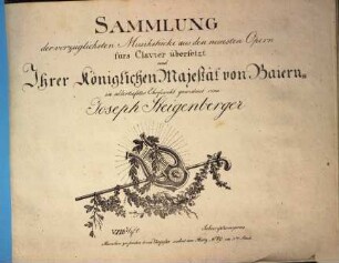 Sammlung der vorzüglichsten Musikstücke aus den neuesten Opern : fürs Clavier übersetzt, 8