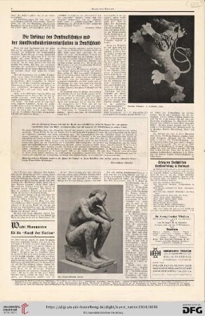 2: Die Anfänge des Denkmalschutzes und der Kunstdenkmälerinventarisation in Deutschland