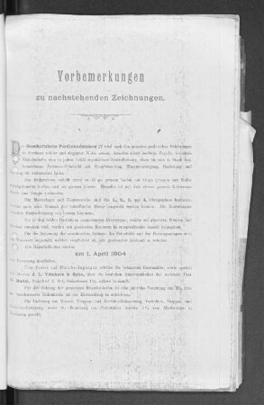 Vorbemerken zu nachstehenden Zeichnungen.