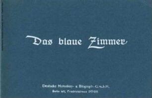 Filmprogramm von "Das blaue Zimmer"