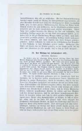 22. Der Rückzug der Zehntausend (401)