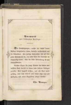 Vorwort zur siebenten Auflage.