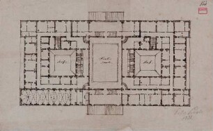 Grundriss für ein Schloss