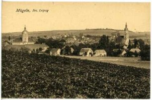 Mügeln. Blick auf Mügeln