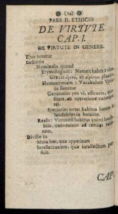 Cap. I. - X. = Das 1. - 10. Heuptstück.