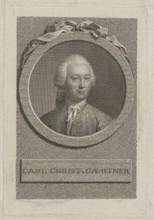 Bildnis des Carl Christ. Gaertner