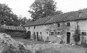 Hähnichen-Spree. Ehem. Wassermühle, Blick in den Hof