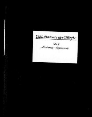Akademie-Reglement