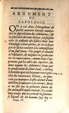 Les oeuvres de Platon : traduites en françois, avec des remarques et la vie de ce philosophe .... 2. (1699)