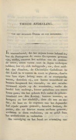 Vierde afdeeling. Van het eilandje Desima in het bijzonder